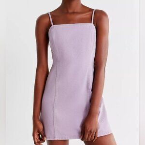 UO BDG purple denim sleeveless mini dress